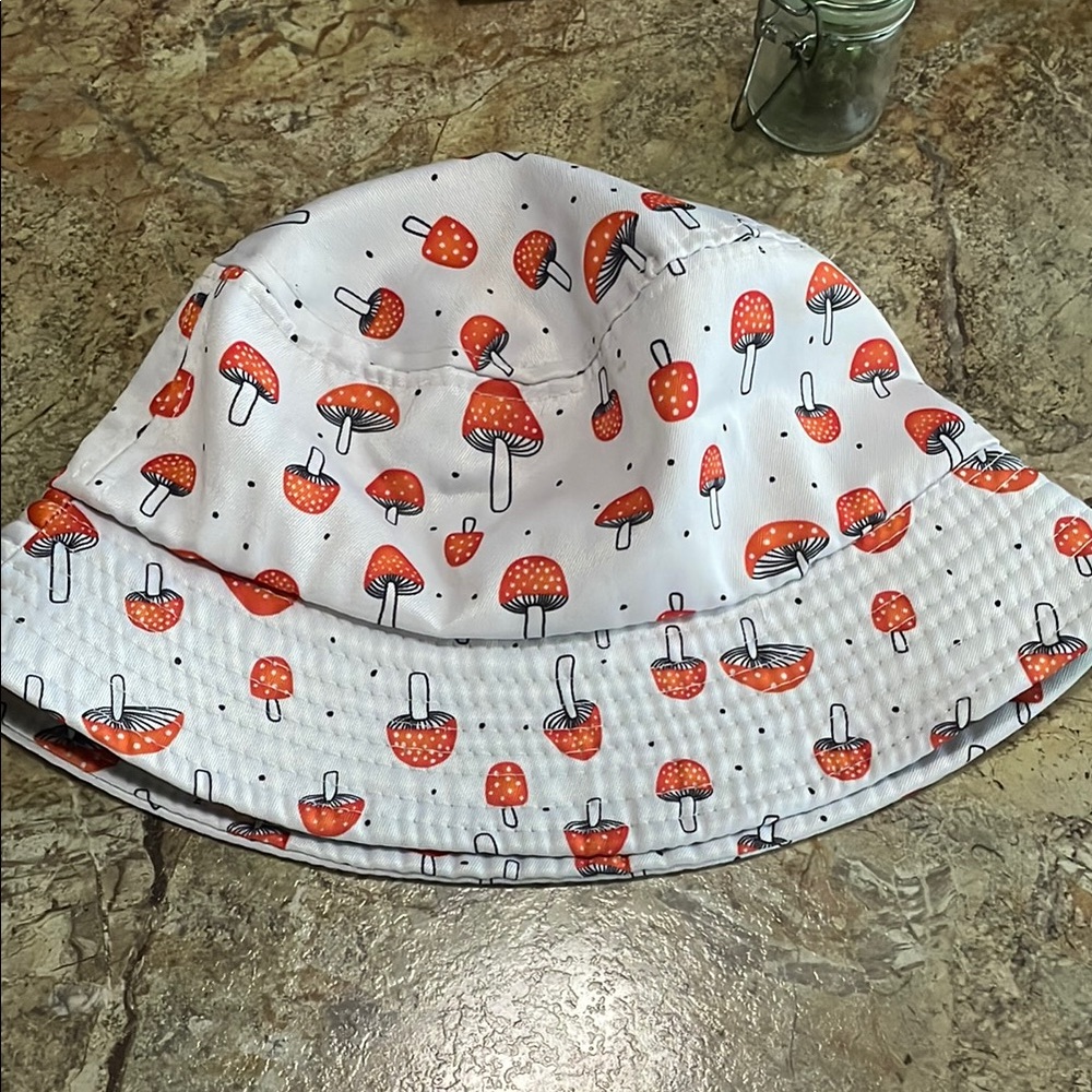 Mushroom Print Bucket Hat